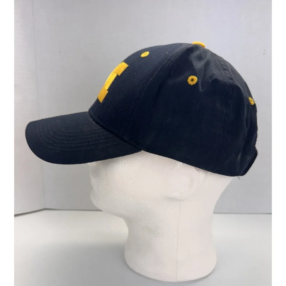Michigan Wolverines Adjustable Hat Cap Go Blue/Maize One Size Captivating‎